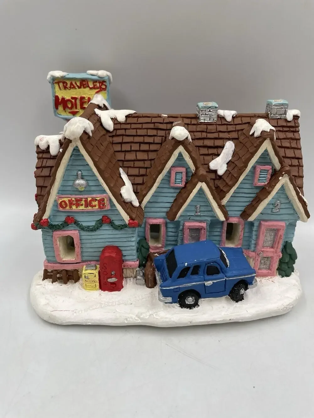 Vintage “Travelers Motel” Christmas Village